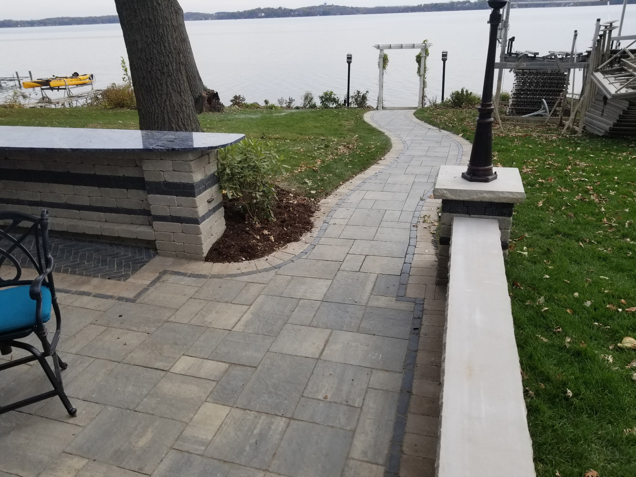 Luxury Hardscape Landscape Installation